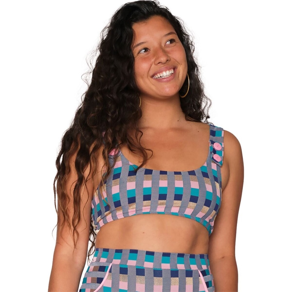 NWT Free People SEEA Georgia Surf Bikini Top Size XS Antibes Z573